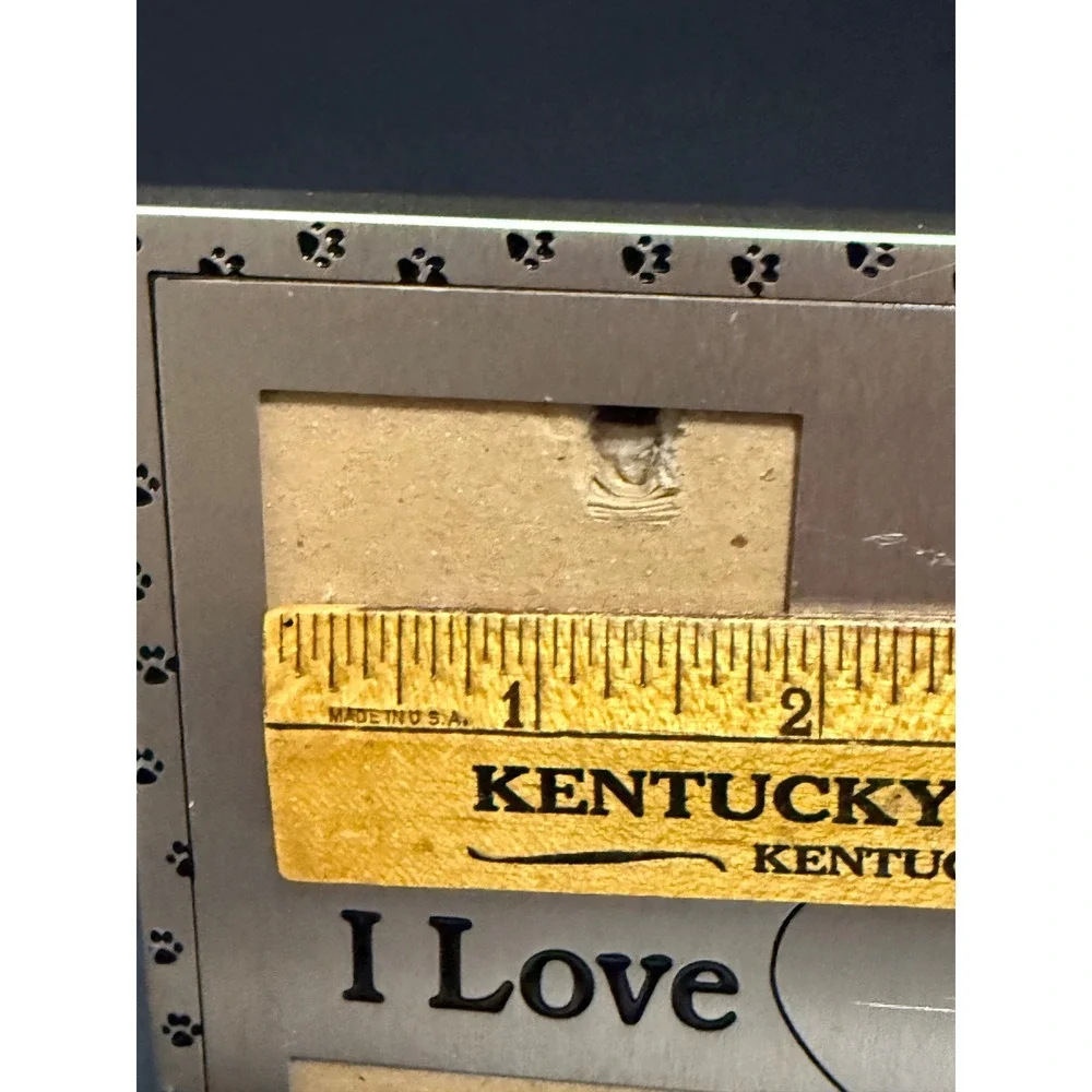 Pinnacle‎ Frames I Love My Dog Metal 3-Photo Collage Picture Frame Silver 5x7